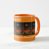 Een tekening van een zonsverduistering door Edmund Mok (Voorkant rechts)