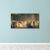 Een tekenkamer in St. James's Palace Canvas Afdruk (Insitu (Houten vloer))