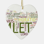 Een tekst gemaakt voor de tekst van de Hamlet van  Keramisch Ornament (Rechts)