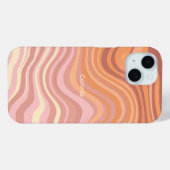 Een telefoonhoesje met zonsondergang kleuren in go Case-Mate iPhone case (Achterkant (horizontaal))