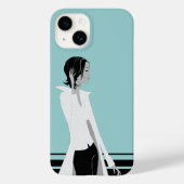 Een telefoontas strippen Case-Mate iPhone case (Achterkant)