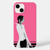 Een telefoontas strippen Case-Mate iPhone case (Achterkant)