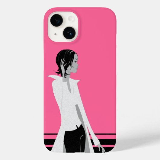 Een telefoontas strippen Case-Mate iPhone case (Achterkant)