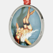 Een telefoontje van de Naughty Metalen Ornament (Links)