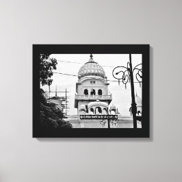 Een tempel in India Canvas Afdruk