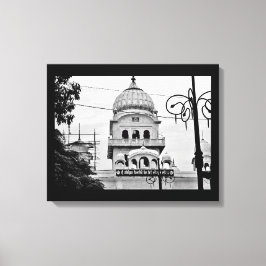 Een tempel in India Canvas Afdruk