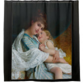 Een Tender Embrace van Emile Munier Douchegordijn (Voorkant)
