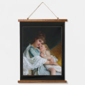 Een Tender Embrace van Emile Munier Hangend Wandkleed (Voorkant)