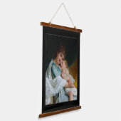 Een Tender Embrace van Emile Munier Hangend Wandkleed (Gebogen)