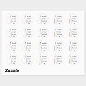 Een tequila Twee tequila Drie tequila Vier Ronde Sticker (Vel)