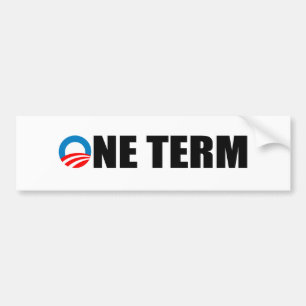 ÉÉN TERMIJN BUMPERSTICKER
