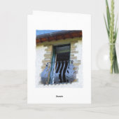 Een "terras de Wenskaarten, van Toscanië" Kaart (Achterkant)