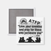 Een terrorist voor gebeden aannemen magneet (Voorkant / Achterkant)