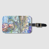 Een terugblik op Fantasy Mermaid Art Bagagelabel (Voorkant (horizontaal))