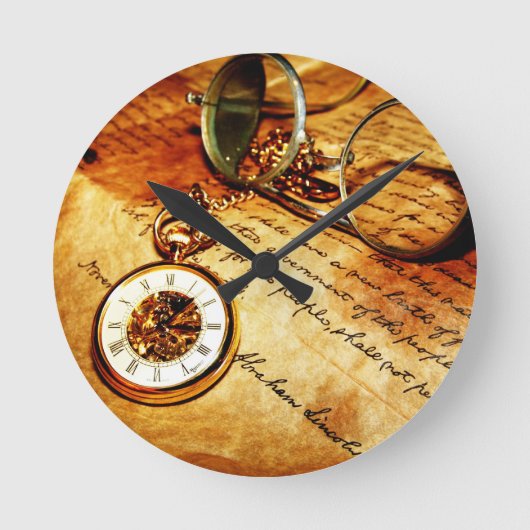 Een terugblik ronde klok (Voorkant)