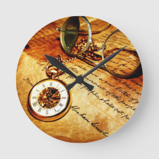 Een terugblik ronde klok