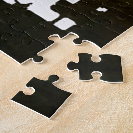 Een terugval is een keuze-puzzel legpuzzel (Zijkant)