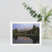"Een Teton-ochtend" Briefkaart (Staand voorkant)