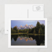 "Een Teton-ochtend" Briefkaart (Voorkant / Achterkant)