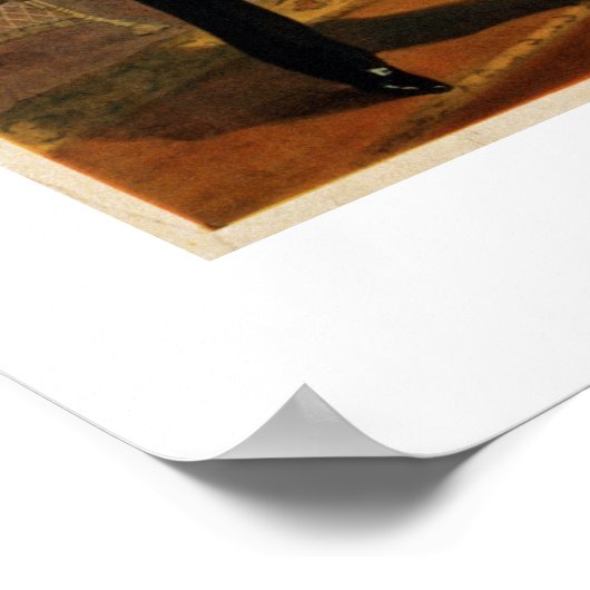 Een tevreden  Poster van het theater van de Vrouw (Hoek)