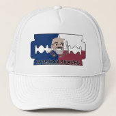 Een Texaan Scheert Razor Blade Trucker Pet (Voorkant)