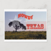 Een Texas Howdy! Briefkaart (Voorkant)