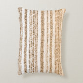 Een  textielontwerp met sinaasappel en wit accent kussen (Achterkant (Verticaal))