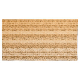 Een  textielontwerp met sinaasappel en wit kussensloop