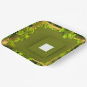 Een textuur voor cubemap 3 zijkanten projectie met papieren bordje (Gebogen)