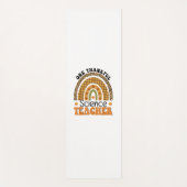 Een Thankful Science Teacher Groovy Thanksgiving R Yogamat (Voorkant)