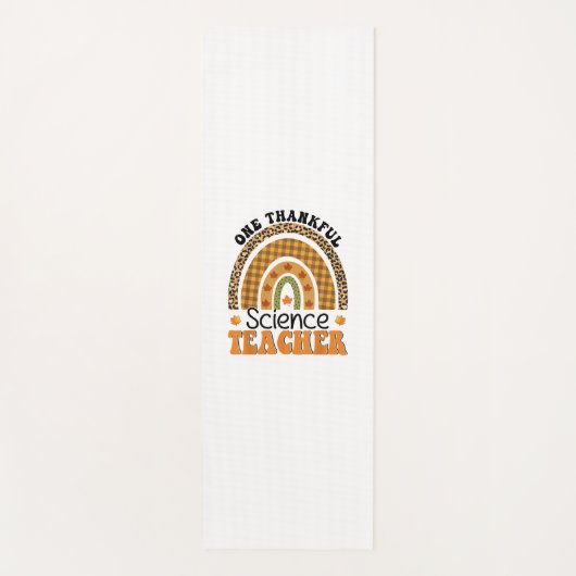 Een Thankful Science Teacher Groovy Thanksgiving R Yogamat (Voorkant)