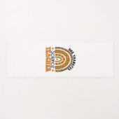 Een Thankful Science Teacher Groovy Thanksgiving R Yogamat (Voorkant (horizontaal))