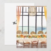 Een Thanksgiving feest in een tropische omgeving Feestdagenkaart (Voorkant / Achterkant)