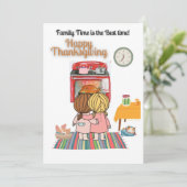 Een Thanksgiving Kaart om je hart op te warmen (Staand voorkant)
