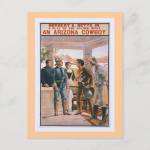 Een  theater van Arizona Cowboy Briefkaart