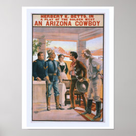 Een  theater van Arizona Cowboy Poster