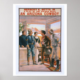 Een  theater van Arizona Cowboy Poster