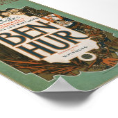 Een theaterproductie van 1901, oud poster (Hoek)