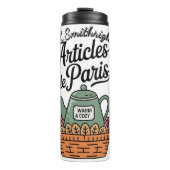 Een theepot voor artikelen in Parijs Thermosbeker (Voorkant)