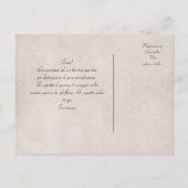 een theeuitnodiging uitnodiging briefkaart (Achterkant)