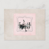 een theeuitnodiging uitnodiging briefkaart (Voorkant)