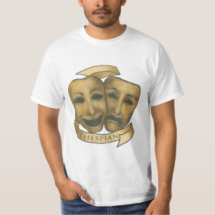 Een Thespian Masks t-shirt