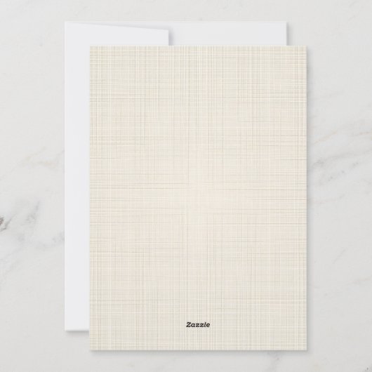 Een Thrill Hope Flat Kerstcard Feestdagenkaart (Achterkant)