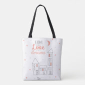 Een thuis is gemaakt van liefde en dromen tote bag (Achterkant)