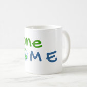 Een thuis koffie Mok (Voorkant rechts)