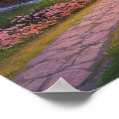 Een thuis onder de bloesems poster (Hoek)