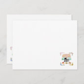 Een thuis, twee katten, drie maaltijden, vier seiz briefkaart (Voorkant / Achterkant)