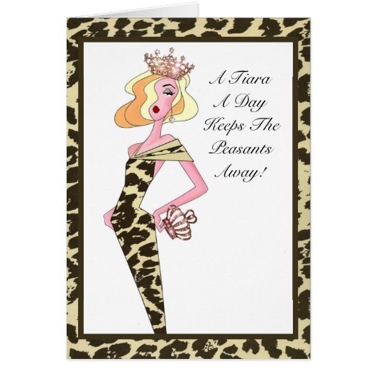 Een Tiara A Day houdt de boeren weg! (Voorkant)