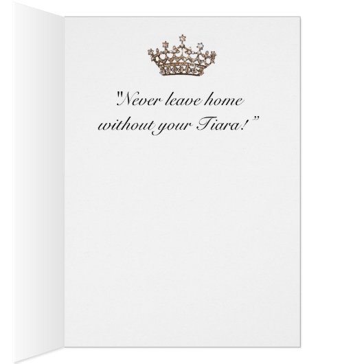 Een Tiara A Day houdt de boeren weg! (Binnen (Rechts))