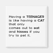 Een tiener hebben... magneet (Voorkant)
